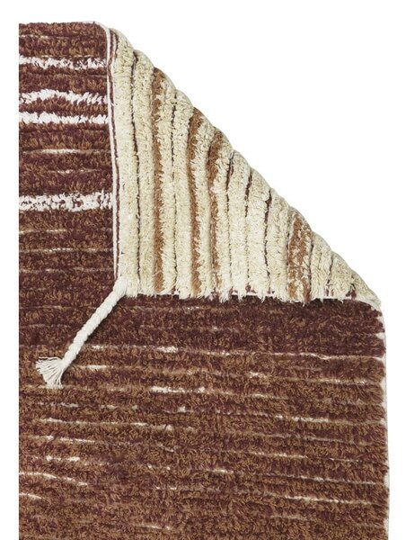 Téglavörös pamut szőnyeg 80x140 cm Twin Toffee – Lorena Canals