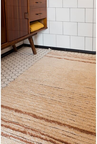 Téglavörös pamut szőnyeg 80x140 cm Twin Toffee – Lorena Canals