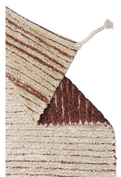 Téglavörös pamut szőnyeg 80x140 cm Twin Toffee – Lorena Canals