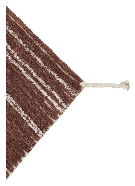 Téglavörös pamut szőnyeg 80x140 cm Twin Toffee – Lorena Canals