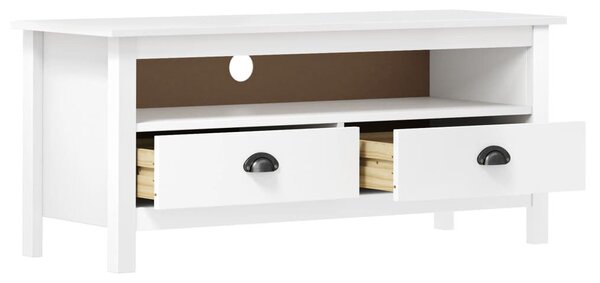 Hill Range TV-szekrény - Fenyőfa - Fehér - 110cm