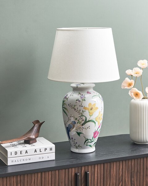 Asztali lámpa ACROSSO Porcelán Fehér
