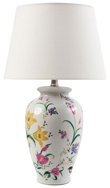 Asztali lámpa ACROSSO Porcelán Fehér