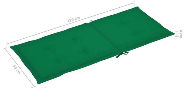 Tömör akácfa hintaszék párnákkal