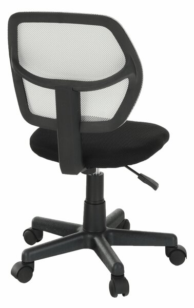 KONDELA Forgószék, szürke/fekete, MESH