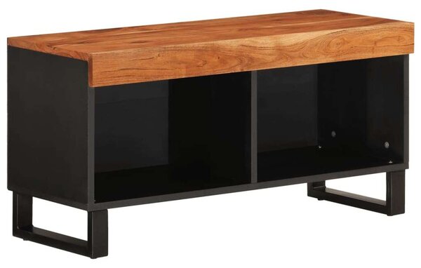 Akácfa TV Szekrény - Ipari Stílus - 85x33x43,5 cm