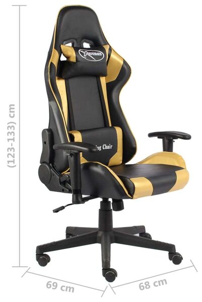 Xtreme Gamer szék - Arany-Fekete - Ergonomikus
