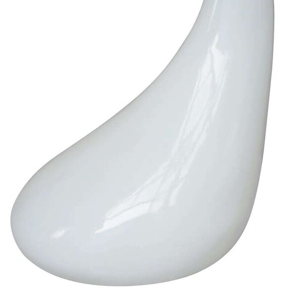 Modern Kerek Üveglapú Dohányzóasztal - 42 cm