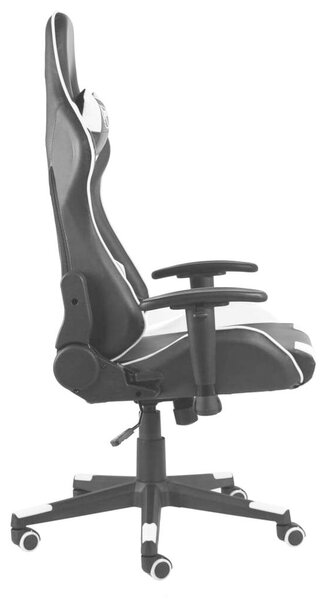 VidaXL Gamer Szék - Fekete-Fehér - Ergonomikus