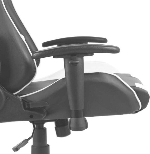 VidaXL Gamer Szék - Fekete-Fehér - Ergonomikus