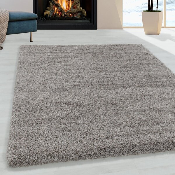 Világosbarna szőnyeg 80x150 cm Fluffy – Ayyildiz Carpets