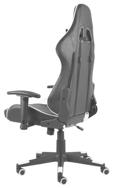 VidaXL Gamer Szék - Fekete-Fehér - Ergonomikus