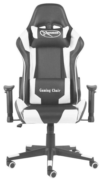 VidaXL Gamer Szék - Fekete-Fehér - Ergonomikus