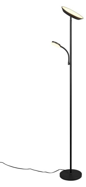 Fekete LED állólámpa (magasság 178 cm) Specter – Reality