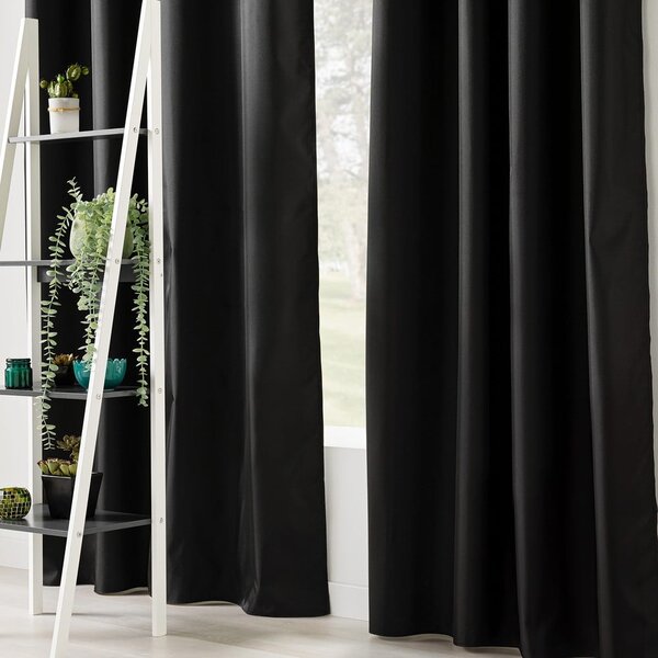 Fekete termo függöny 140x260 cm Icemount – douceur d'intérieur