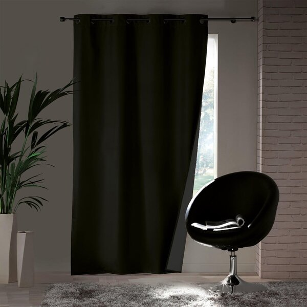 Fekete termo függöny 140x260 cm Icemount – douceur d'intérieur