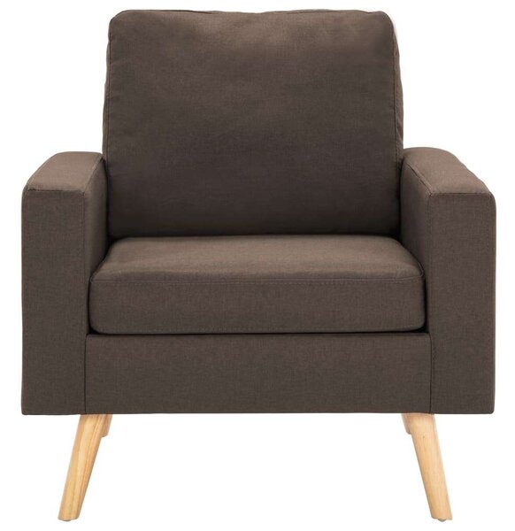Modern Barna Szövet Karosszék - 77x71x80 cm