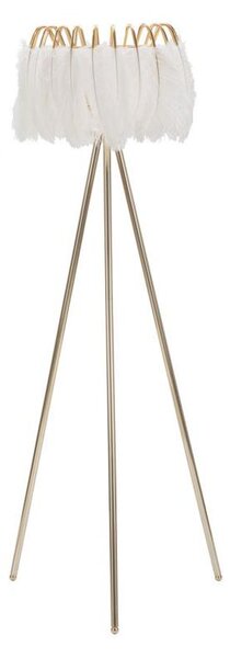 Toll állólámpa 3 lábbal arany/fehér ø 46x147 cm
