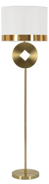 Érme állólámpa geometrikus mintával arany/fehér ø 40x151 cm