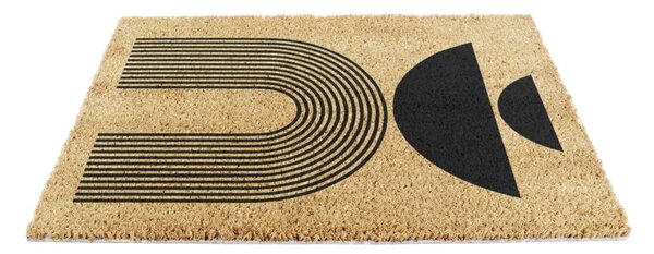 Kókuszrost lábtörlő 40x60 cm Half Moon – Artsy Doormats