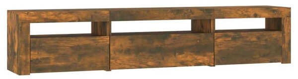 Modern TV Szekrény - Füstös Tölgy - 195cm
