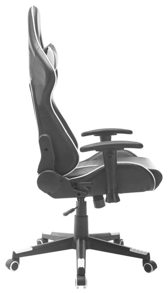 Xtreme Racing Gamer Szék - Fekete-Fehér - Magas Háttámla