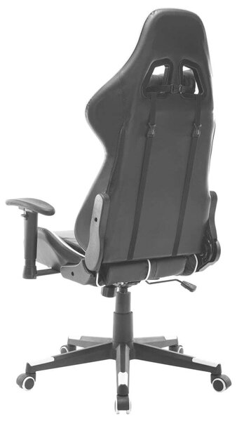 Xtreme Racing Gamer Szék - Fekete-Fehér - Magas Háttámla