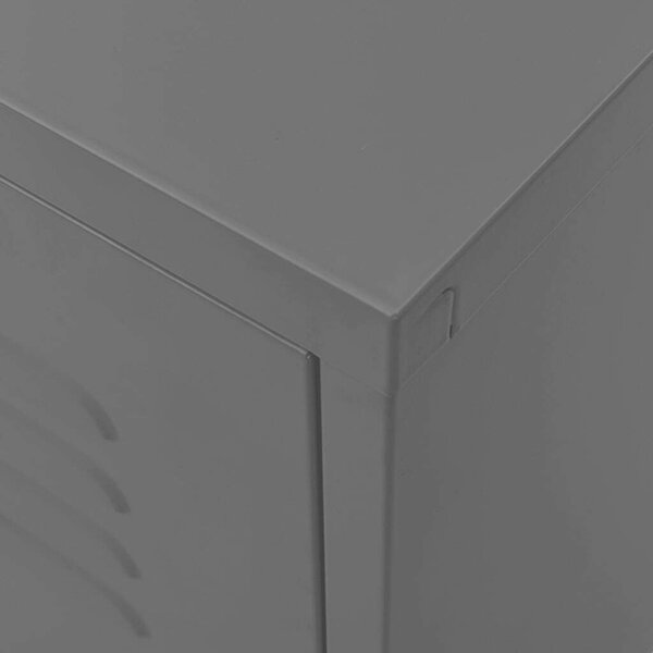 MetalLine - Acél TV Szekrény - Antracit Szürke - 105x35x50 cm