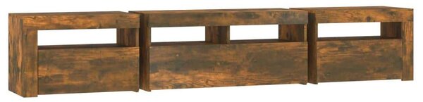 Modern TV Szekrény - Füstös Tölgy - 210cm