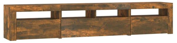 Modern TV Szekrény - Füstös Tölgy - 210cm