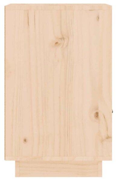 VIDAXL - Tömör Fenyőfa Éjjeliszekrény - 2 db - 40x34x55 cm