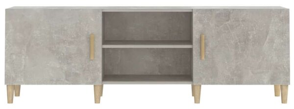 Modern TV-szekrény - Betonszürke - 150cm