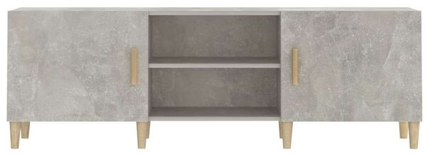Modern TV-szekrény - Betonszürke - 150cm