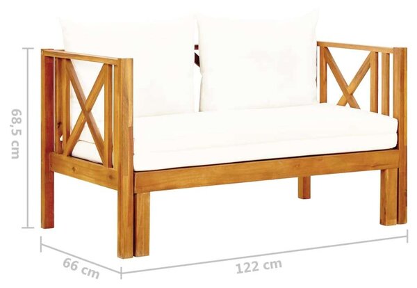 Akácfa Kerti Pad - 2 Személyes - 122 cm