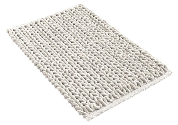 Krémszínű fürdőszobai kilépő 50x80 cm Ariel – douceur d'intérieur
