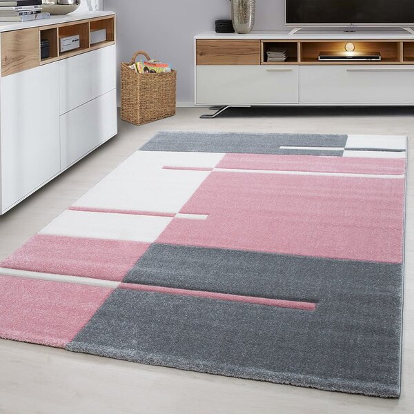 Rózsaszín-szürke szőnyeg 80x150 cm Hawaii – Ayyildiz Carpets