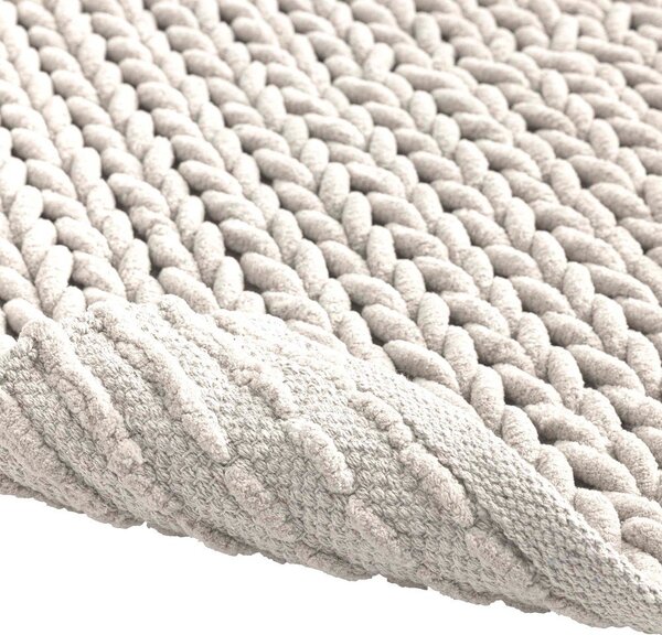 Krémszínű fürdőszobai kilépő 50x80 cm Ariel – douceur d'intérieur