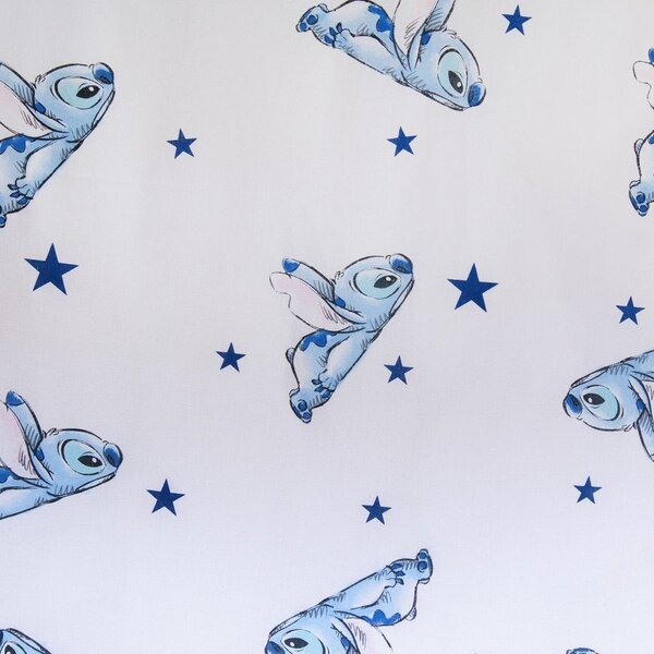 Mentazöld egyszemélyes pamut gyerek ágyneműhuzat 140x200 cm Lilo & Stitch "Buddies" – Jerry Fabrics