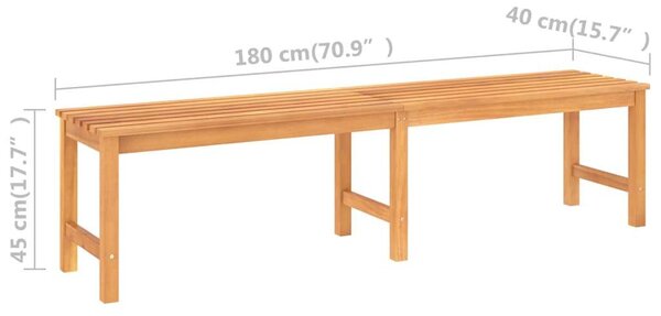 Tíkfa Kerti Pad - 180 cm
