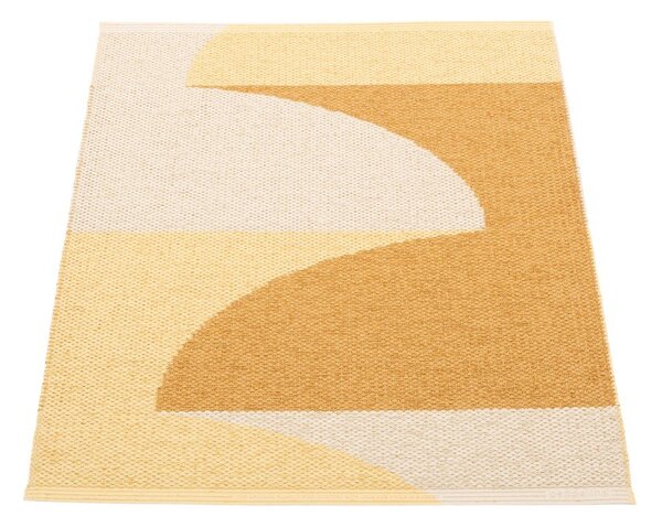 Okkersárga kültéri-beltéri szőnyeg 70x90 cm Hill Ochre Pale Yellow – Pappelina