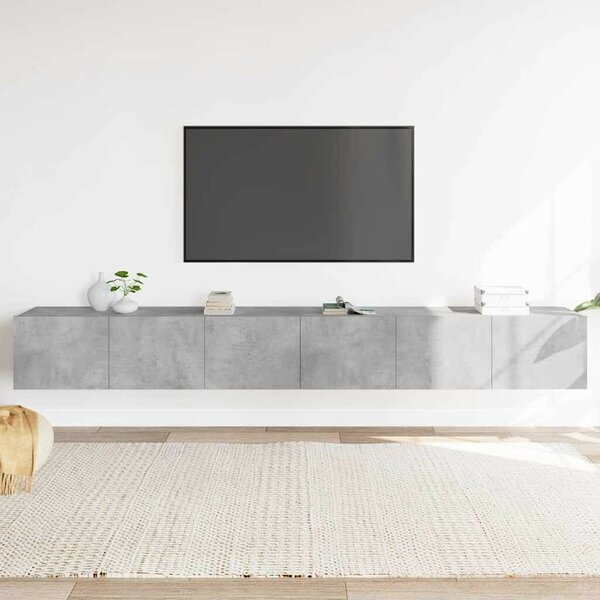 Falra Szerelhető TV Szekrény Szett - Betonszürke - 160cm