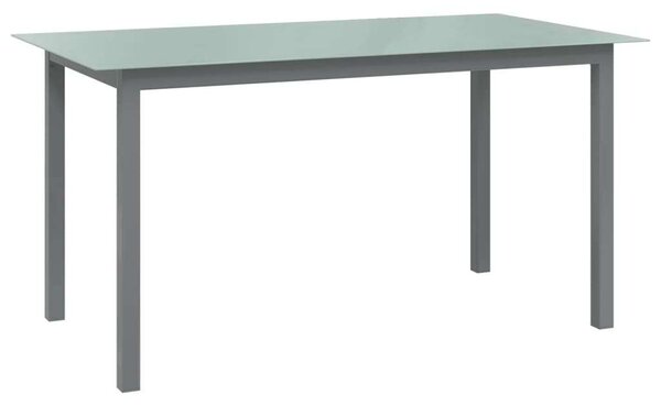 GardenLine - Alumínium Üveglapú Kerti Asztal - 150x90x74 cm