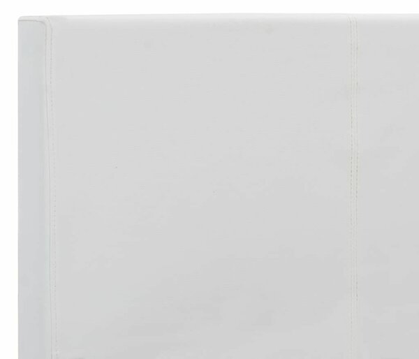 VidaXL fehér műbőr ágykeret 180 x 200 cm