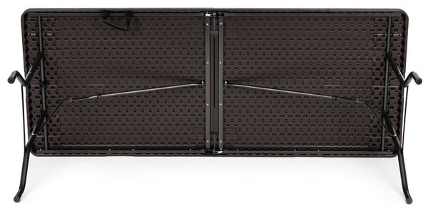 Összecsukható kerti bankett vendéglátó asztal 180cm