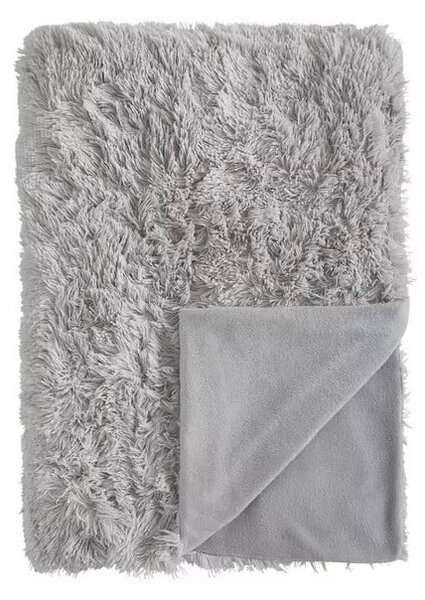 Cuddly világosszürke mikroplüss ágyneműhuzat, 135 x 200 cm - Catherine Lansfield