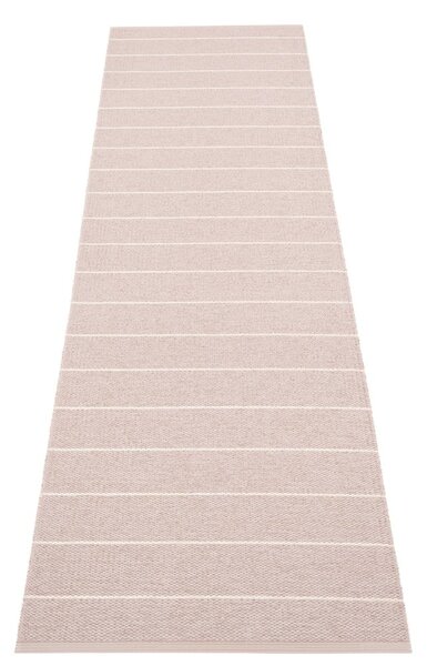 Világos rózsaszín kültéri-beltéri futószőnyeg 70x270 cm Carl Pale Rose – Pappelina