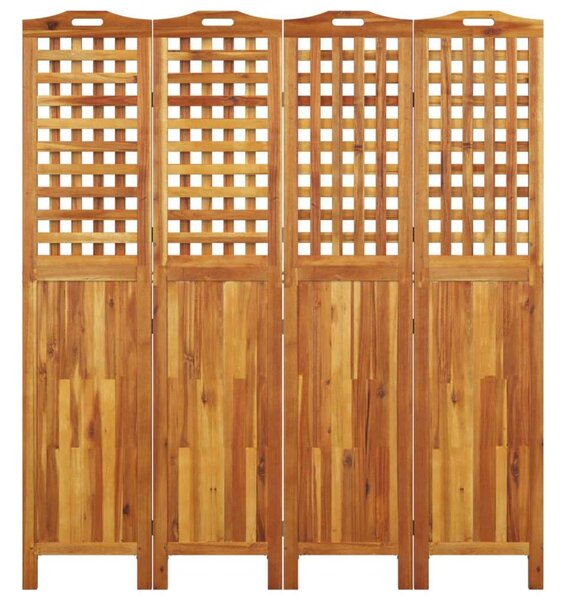 VidaXL Akácfa Paraván - 3 Paneles - 162x180 cm