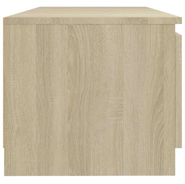 Modern TV Szekrény - Sonoma Tölgy - 140 cm - LED Világítással