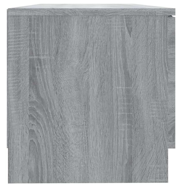2 db Sonoma Szürke Fa TV-szekrény - 80x35x36,5 cm
