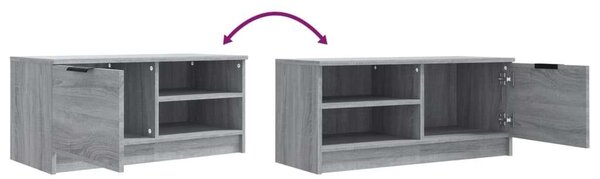 2 db Sonoma Szürke Fa TV-szekrény - 80x35x36,5 cm